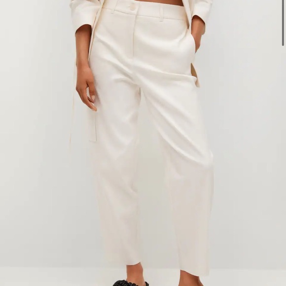 Mango Linen Suit Blanca NEW - Picture 5 of 7